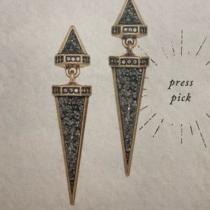 Amulet Linear Drop Earrings